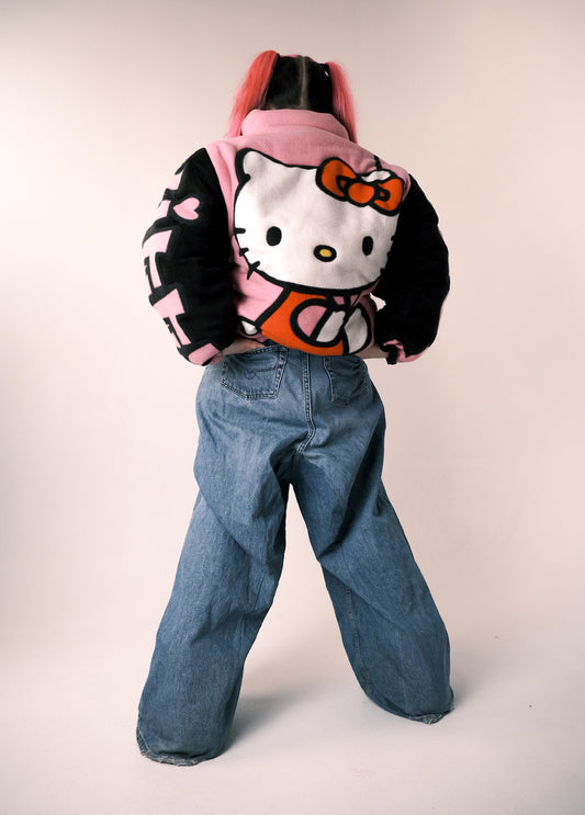 HELLO KITTY PUFFER JACKET BLACK EDITION